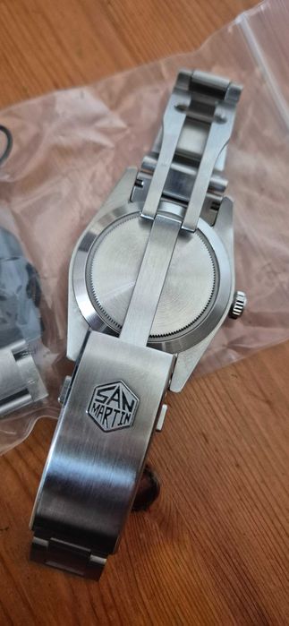 San Martin Tudor 39mm сапфир кристал, керамичен безел NH 35