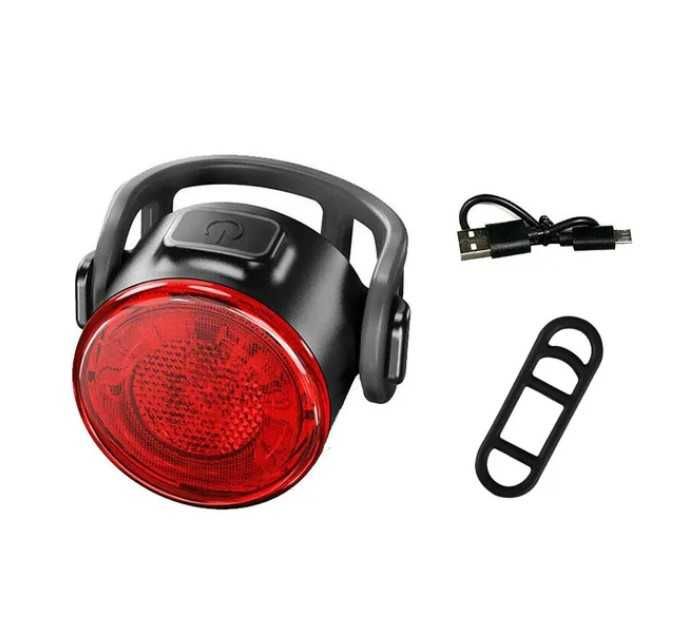 Set 2 lampi avertizare pentru bicicleta/trotineta, LED, Alb Rosu, Nou