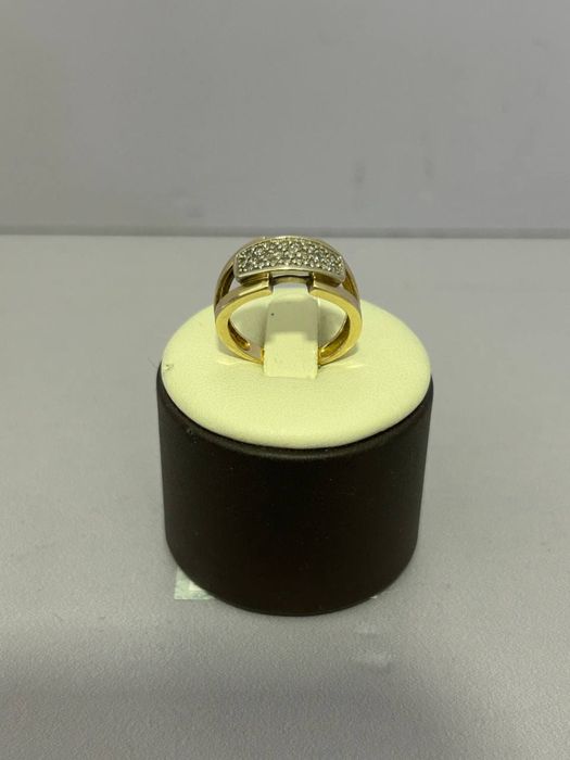 Золотое кольцо с бриллиантами, 583 / СА84979