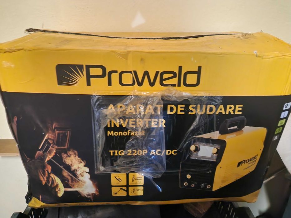 TIG 220P AC/DC aparat nou sudura profesional, Puls, TIG, Aluminiu, MMA