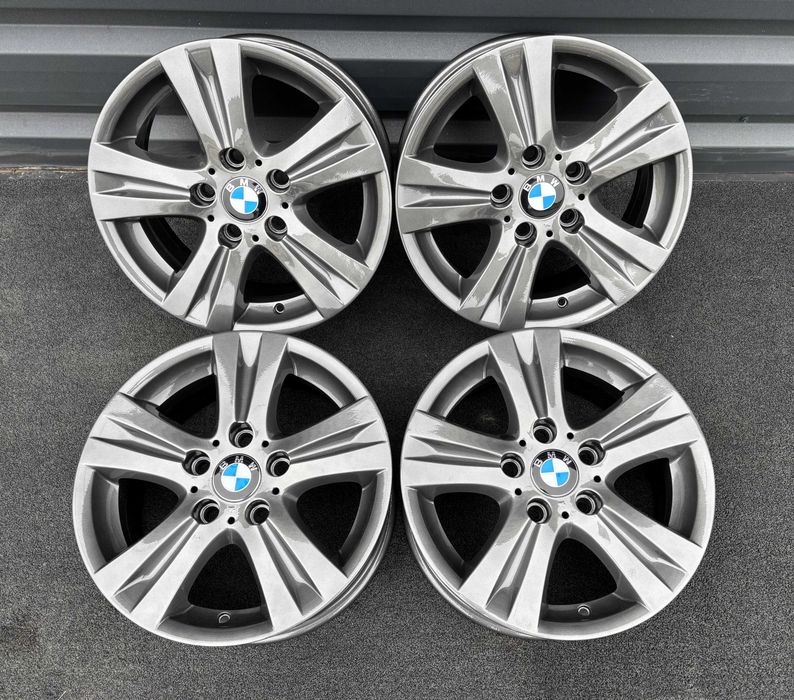 set jante aliaj bmw r16 5x120 seria 1 3 x1 f20 f30 e87 e82 transporter
