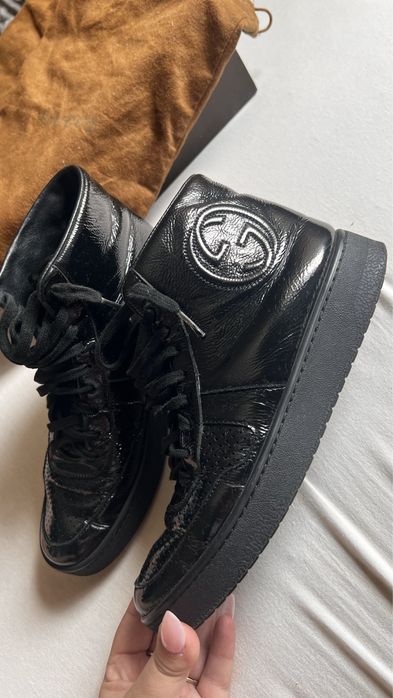 Adidasi Gucci piele lacuita marime 37