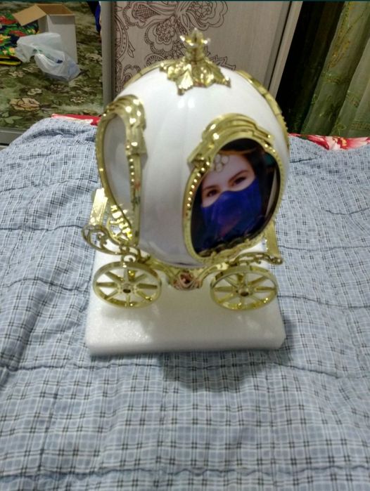 Подарок музыкальная корета с магнитной фоторамкой, наш адрес Сайрам це