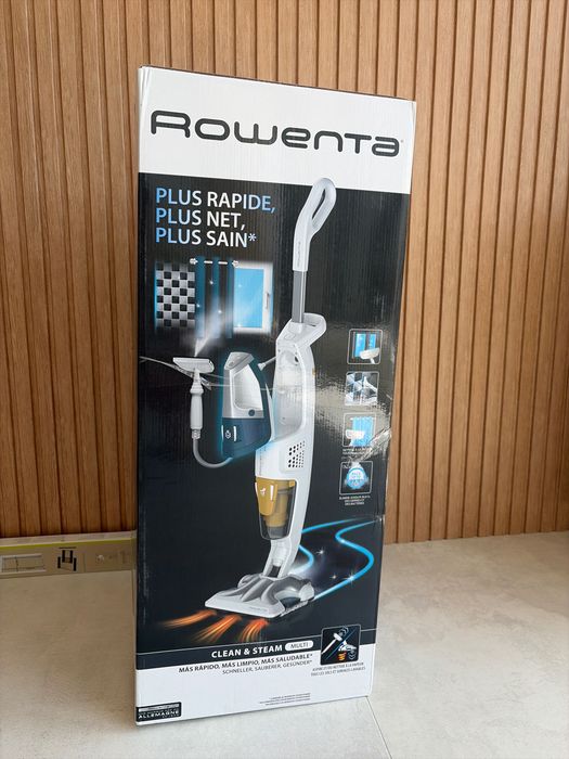 Rowenta Clean & Steam Multi RY8561WH — вертикална прахосмукачка + парочистачка 3 в 1.