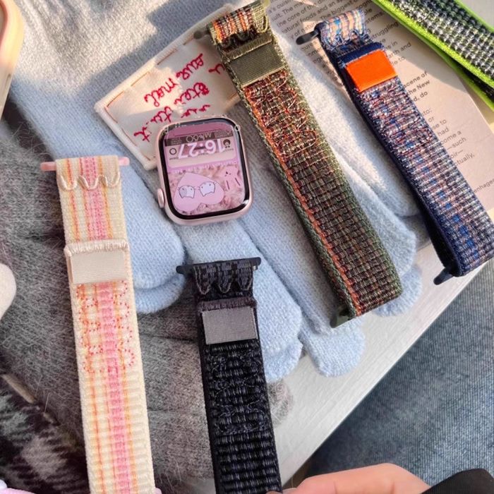 Текстилни каишки Nylon recycled за Apple Watch ULTRA/SE/11/10/9/7/6/5