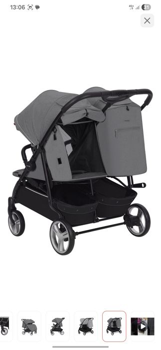 Продам коляску 2х местную