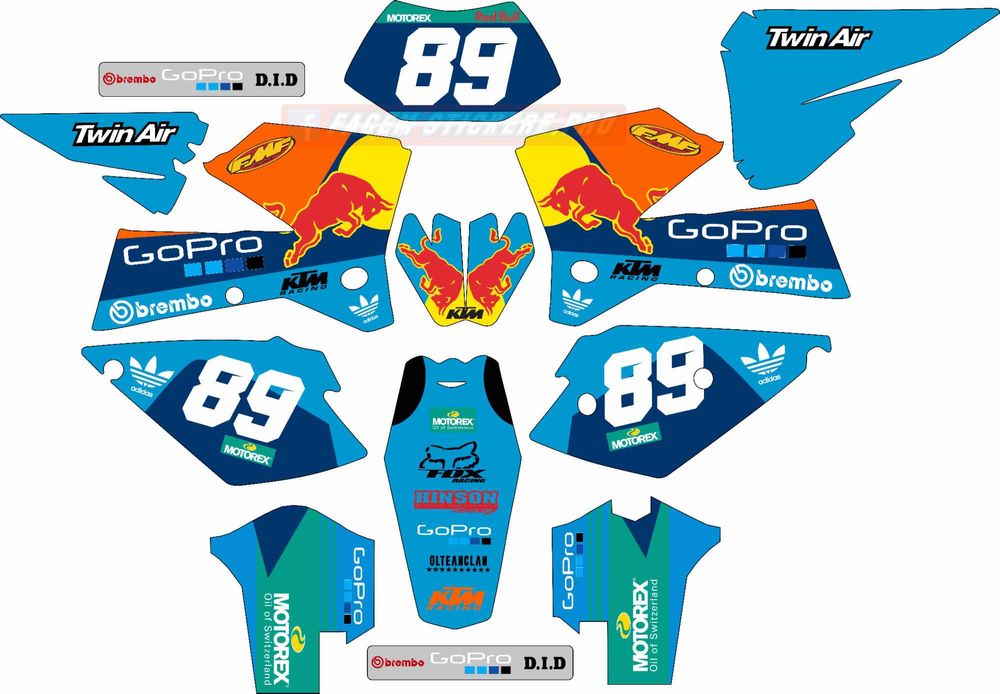 Stickere Grafice Enduro Cross atv ktm husqvarna honda Yamaha copii