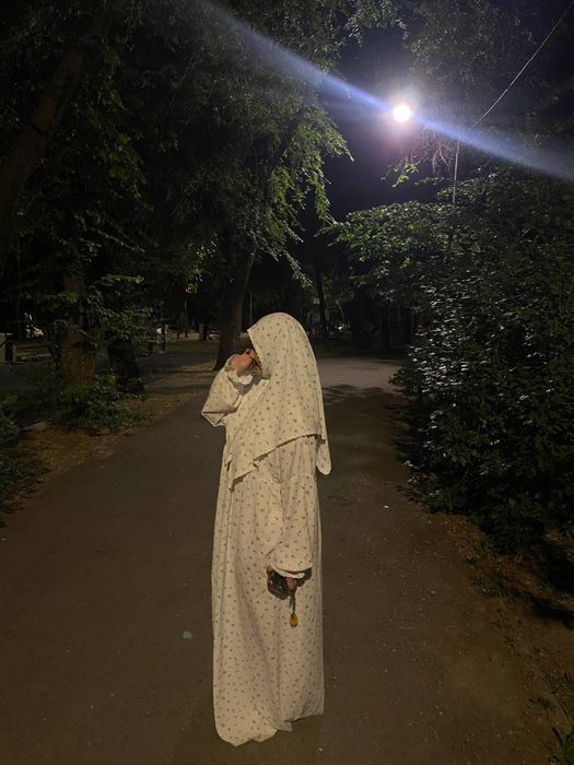 Платье с платком для ухтишек