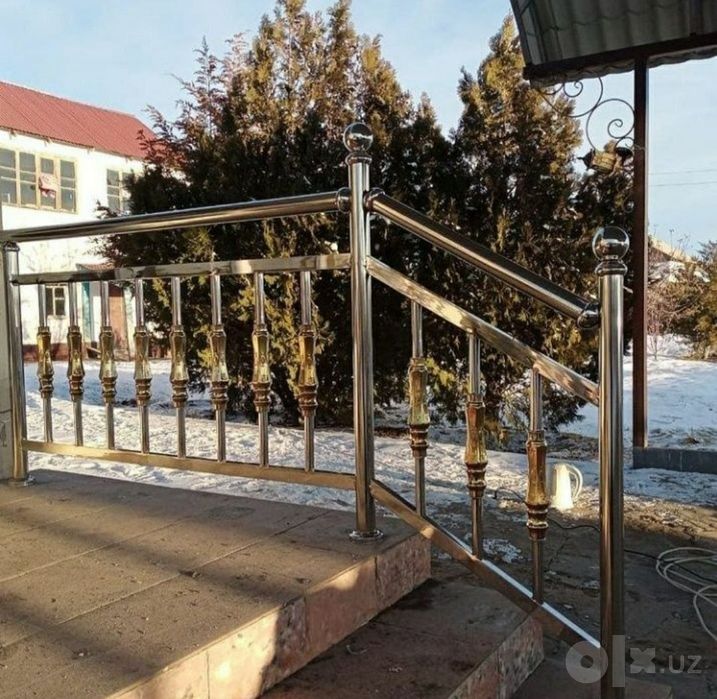 Perilla Nerjaveyka. Перилла из нержавейки. Флакшток BAYROQ