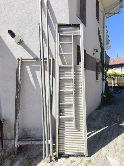 Podină schelă aluminiu 4m + diagonale – profesională