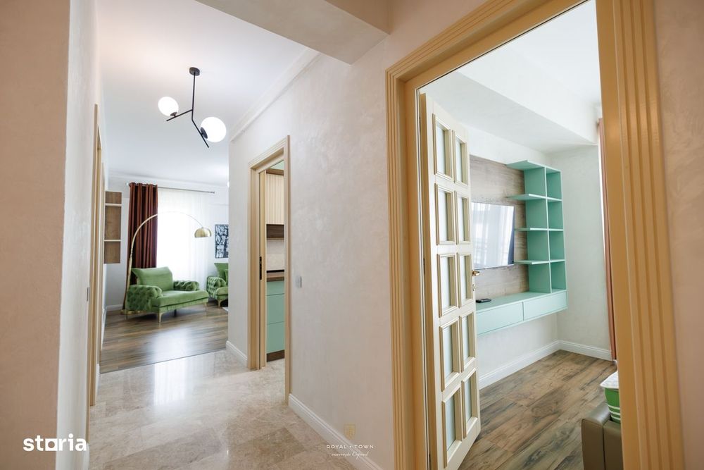 Intabulat! De vânzare apartament 3 camere mobilat premium, Royal Town
