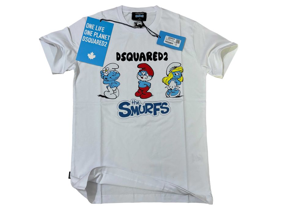 Мъжка Тениска Dsquared2 The Smurfs - S M L XL 2XL