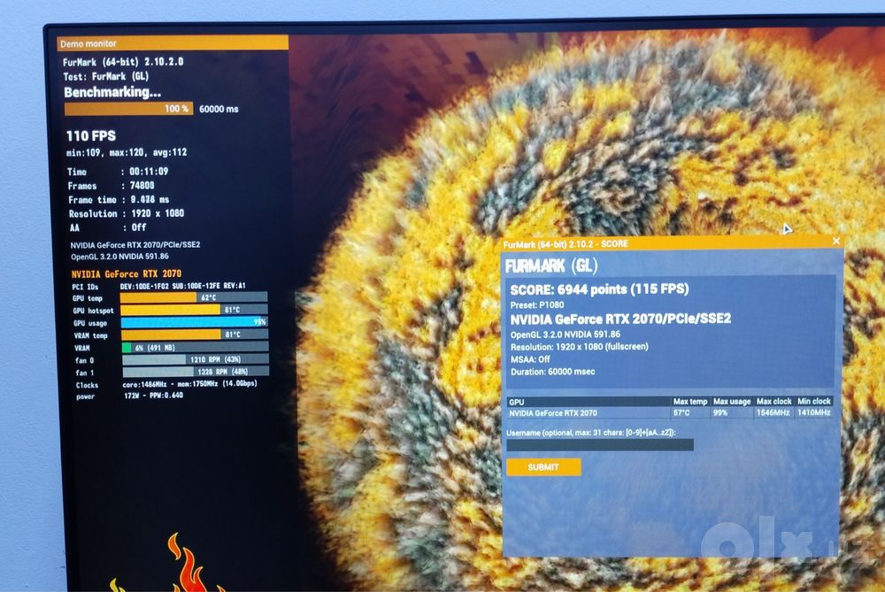 Galaxy rtx 2070 8gb