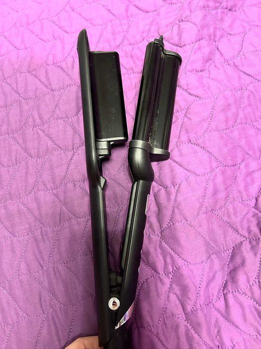 Ondulator de par profesional ceramic triplu valuri