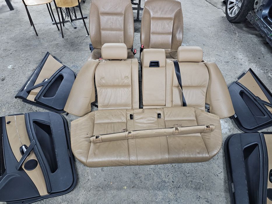 Кожен салон бмв е61 bmw e61 salon s podgrev полу ел с подгрев фейслифт facelift feis фейс