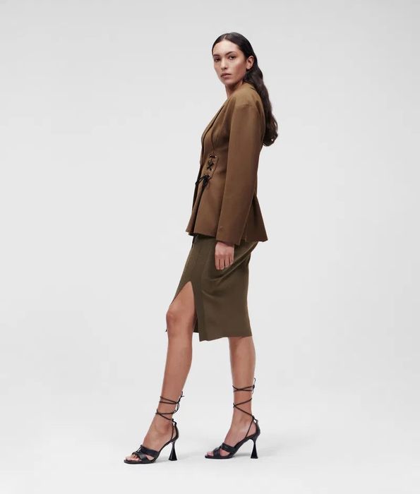 Karl Lagerfeld : Studio Blazer Lacing - НОВО Спортно сако Л / Оригинал