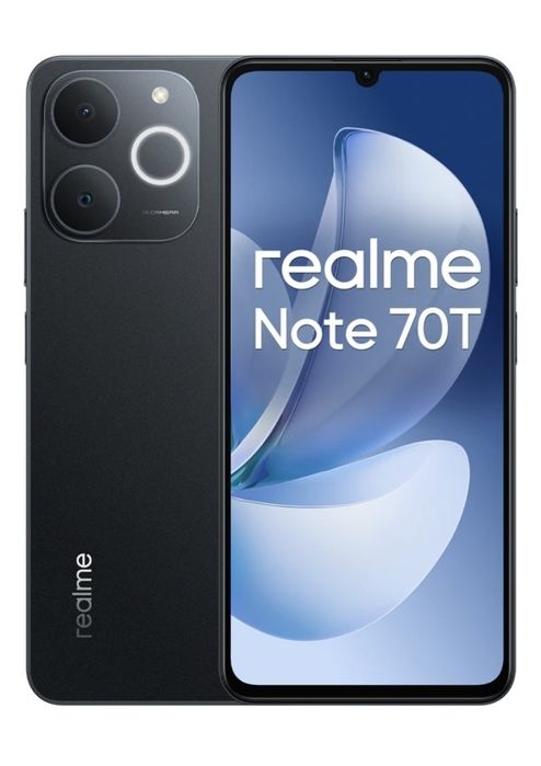 Смартфон Realme Note 70T, 4GB RAM, 128GB, Черен