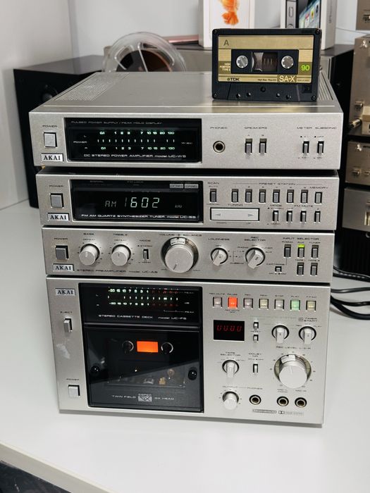 Linie midi de colecție AKAI UC-A5,4 corpuri,din metal,cap GX,ampli-pre