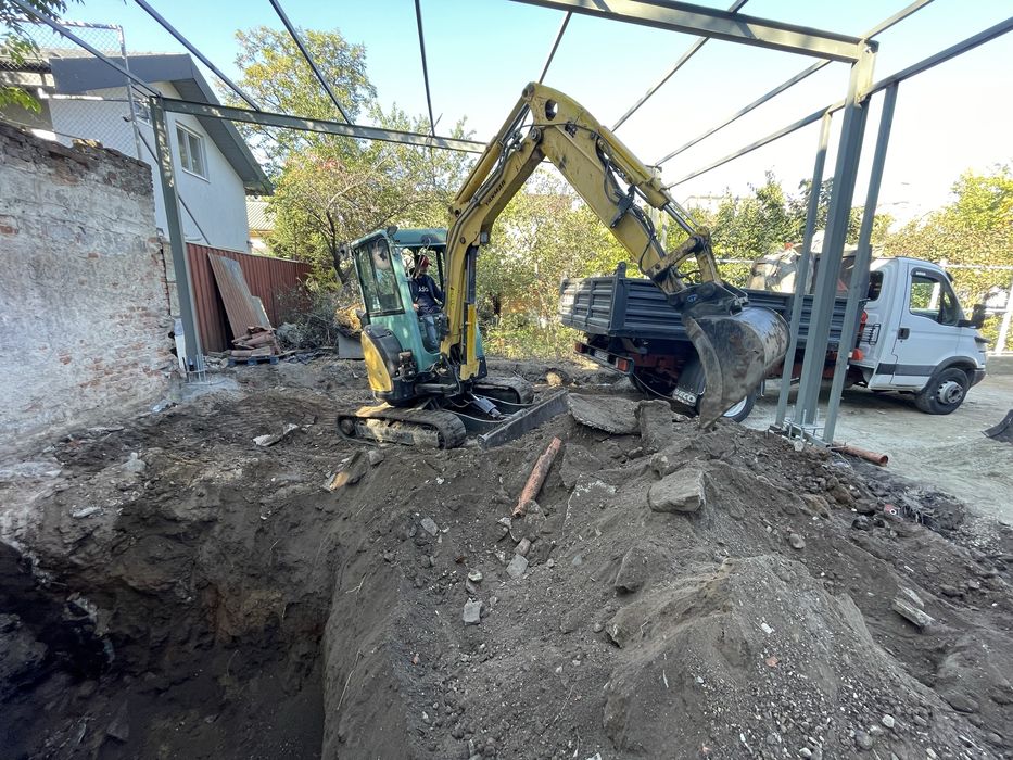 Inchiriez Miniexcavator/Bobcat