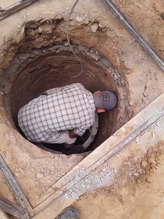 Quduq qozamiz kalodes òrnatamiz кольцо колодец