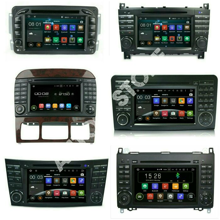 Навигация Android за MERCEDES мерцедес W203 W209 андроид мултимедия