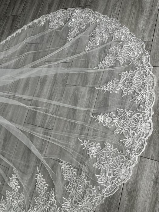 Voal deosebit pentru mireasa 3x3 m