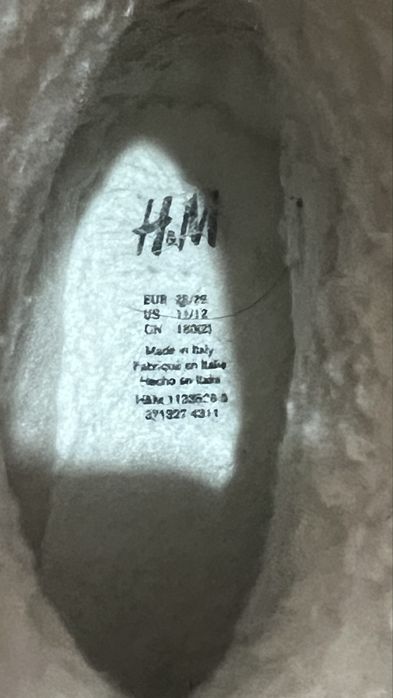 Зимние боты сапоги 28/29 размер от H&M