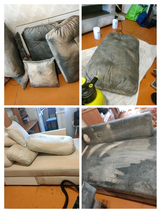 Химчистка дивана, кресла, матраса