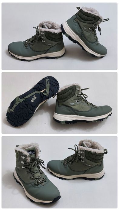 Ghete, bocanci Jack Wolfskin Everquest Texapore High khaki/sand, Nr.42