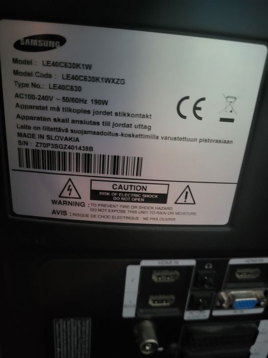 Tv lcd Samsung 125cm