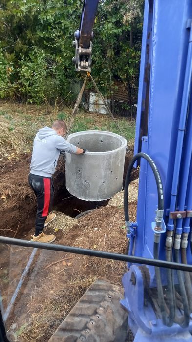 Септична Яма ,Септични ями,Багер,Дренаж,Пробиване на дупки за огради