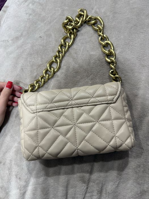 Бежова чанта Zara
