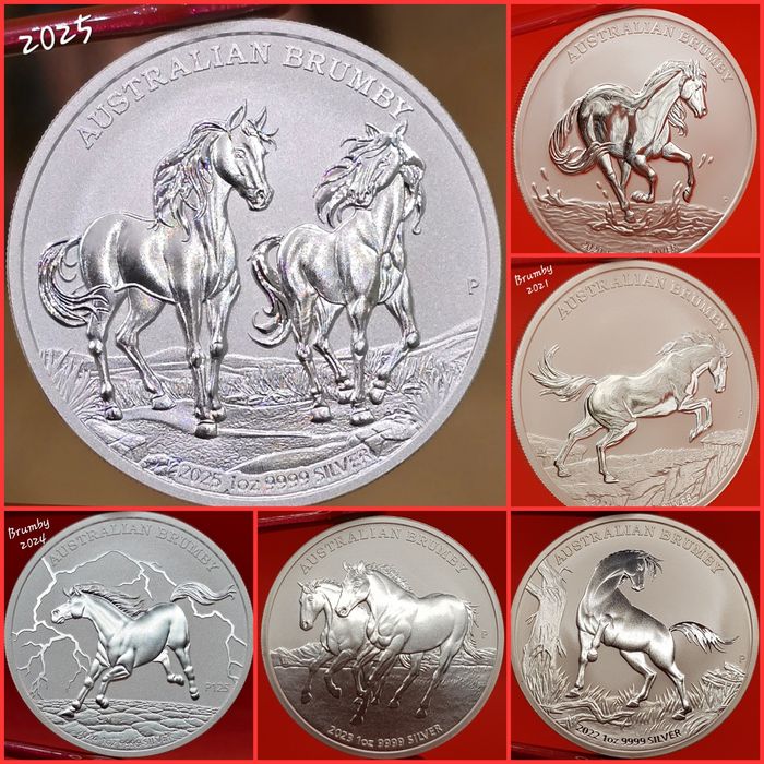 Brumby Bird of Paradise TOATA  monede argint lingou 999