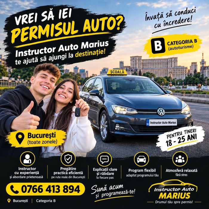 Instructor auto București