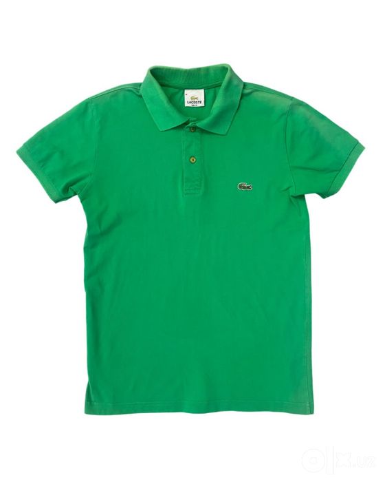 lacoste polo зеленое