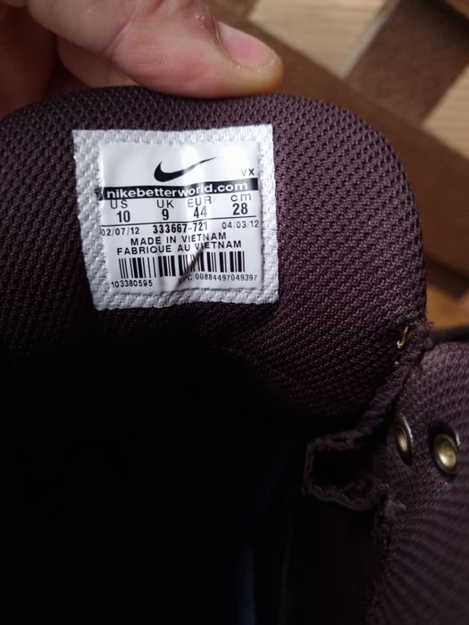 Ghete de iarna din piele naturala,  Nike marimea 44