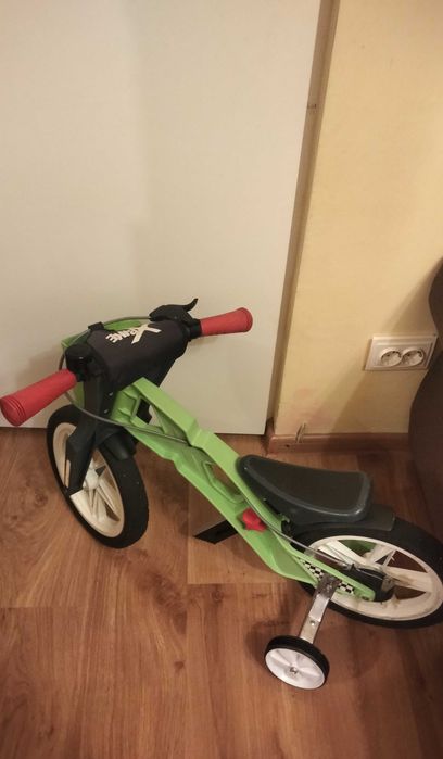 Bicicleta Xbike pentru copii fără pedale, cu roti ajutatoare si frane