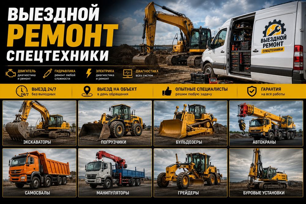 Выедной ремонт спецтехники