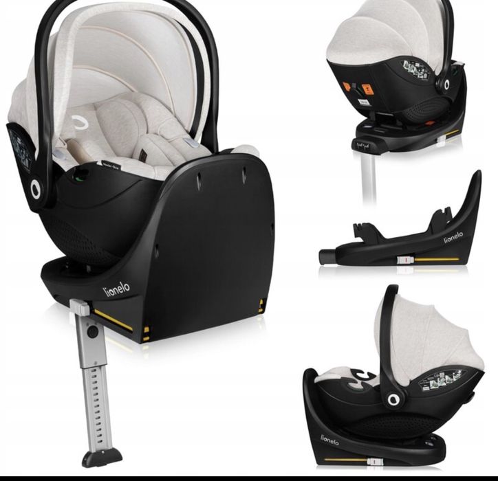 Scoica auto lionelo moxie i size 360 grade, bambus