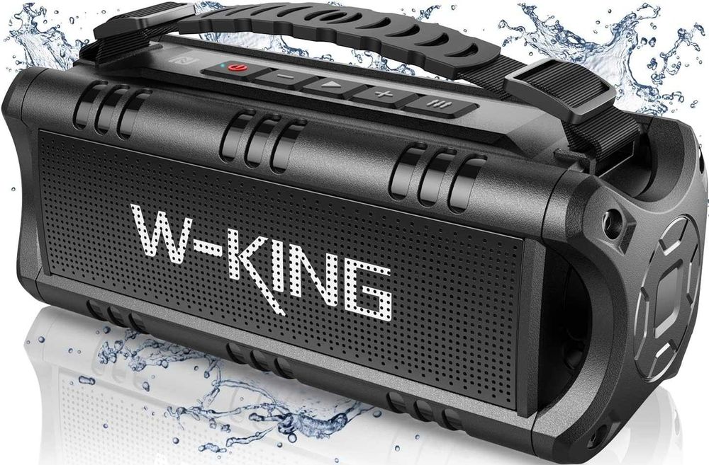 Bluetooth тонколонка W-King 30W, 5,000 mAh Battery, TWS, NFC, TF Card
