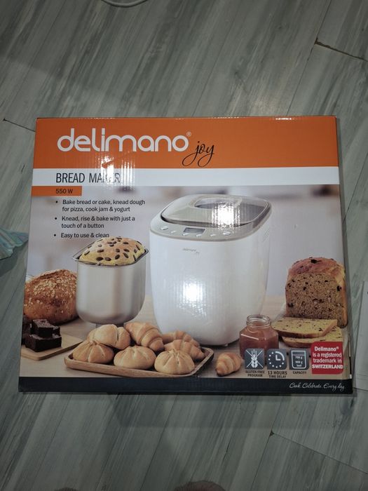 Delimano joy bread meaker.
Използва се за различен вид хляб и кекс.Про