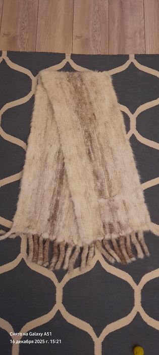 продам вязаный шарф из норки