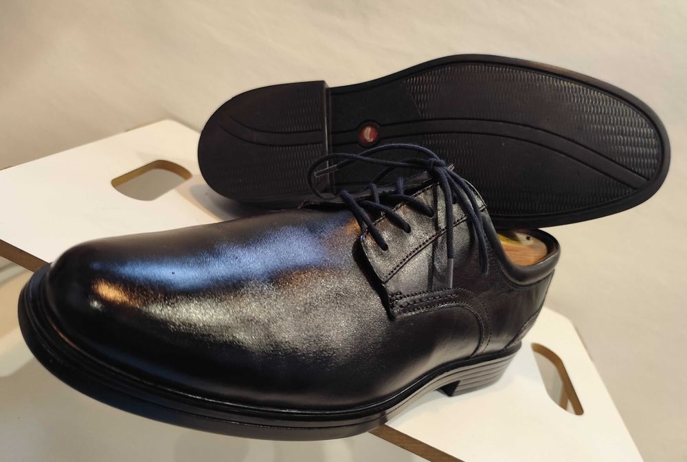 Pantofi derby 43 43.5 premium Clarks piele naturala moale