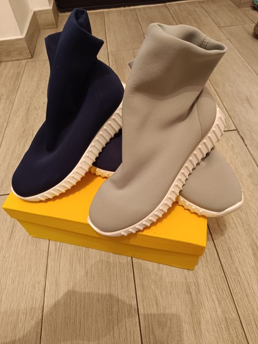 Espadrille inalte/ incaltaminte din material panza