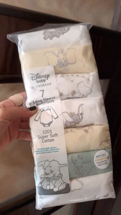 Бебешки бодита с дълъг ръкав,  6-9м.,74см