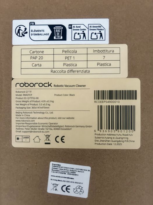 Robot de aspirare Roborock Q7 TF Negru