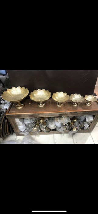 Посуда Чак Чук,Вазы,Сувениры Ручная работа металл Латунь Бронза Новое