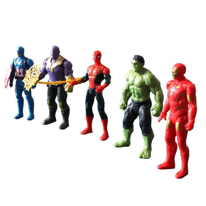 Фигурки AVENGERS фигури Спайдър Танос Хълк Капитан Америка Отмъстители