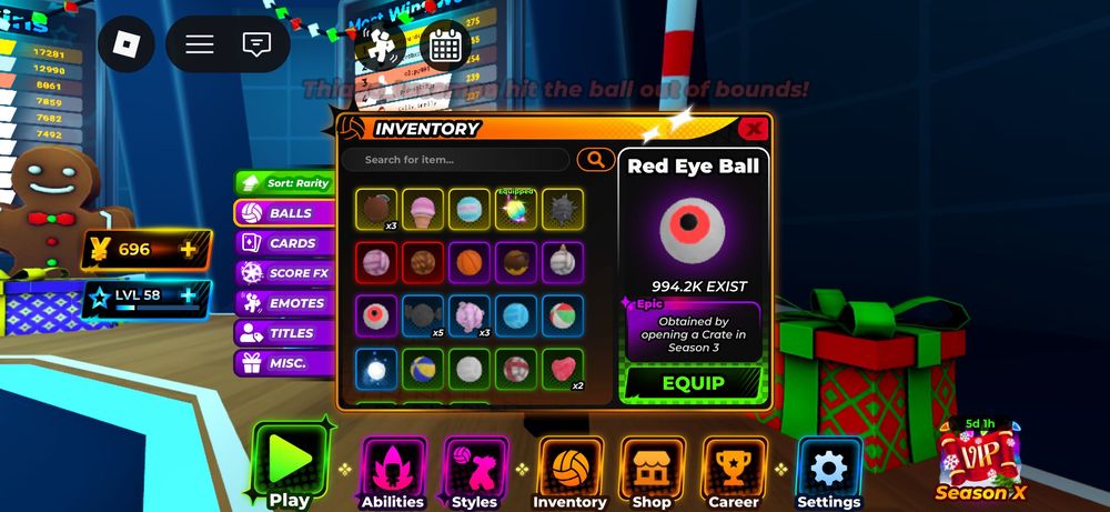 Аккаунт volleyball legends