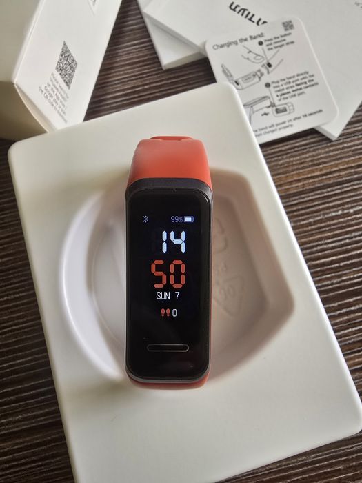 Смарт часовник Huawei Band 4 Sport Band, Sunrise Amber